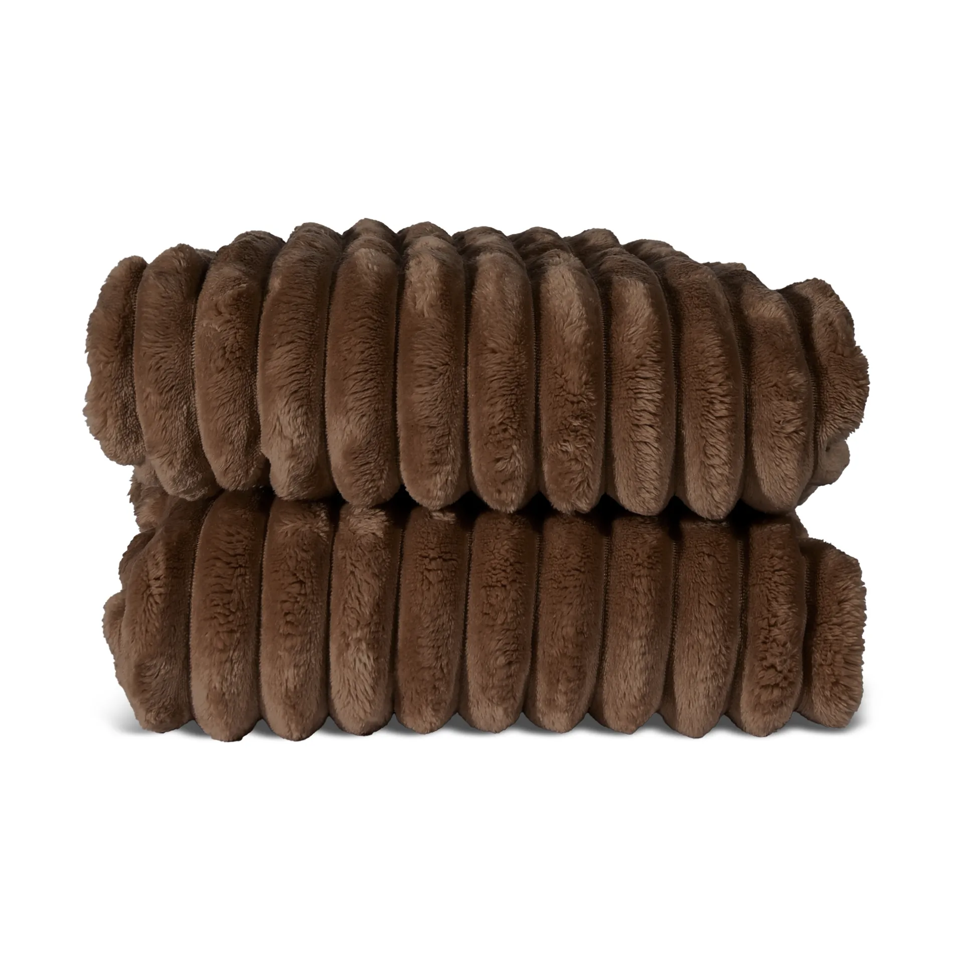 Esther fleece 毯子, 深褐色 Sagaform