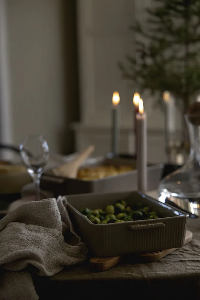 Flora oven dish beige, 36x23 cm Sagaform