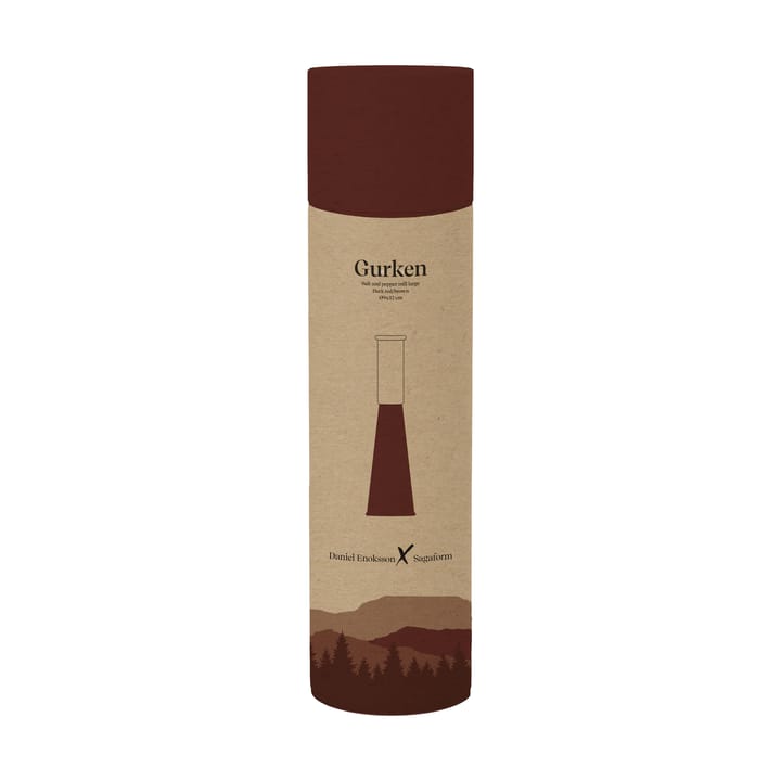 Gherkin salt 和 pepper grinder 大 32 cm, 红色-褐色 Sagaform