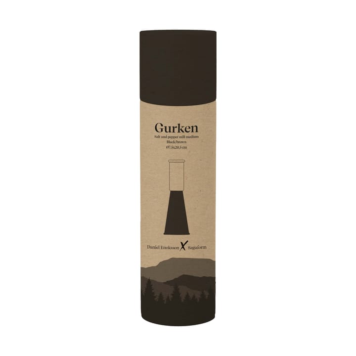 Gurken salt 和 pepper grinder 中 20.5 cm, 黑色-褐色 Sagaform