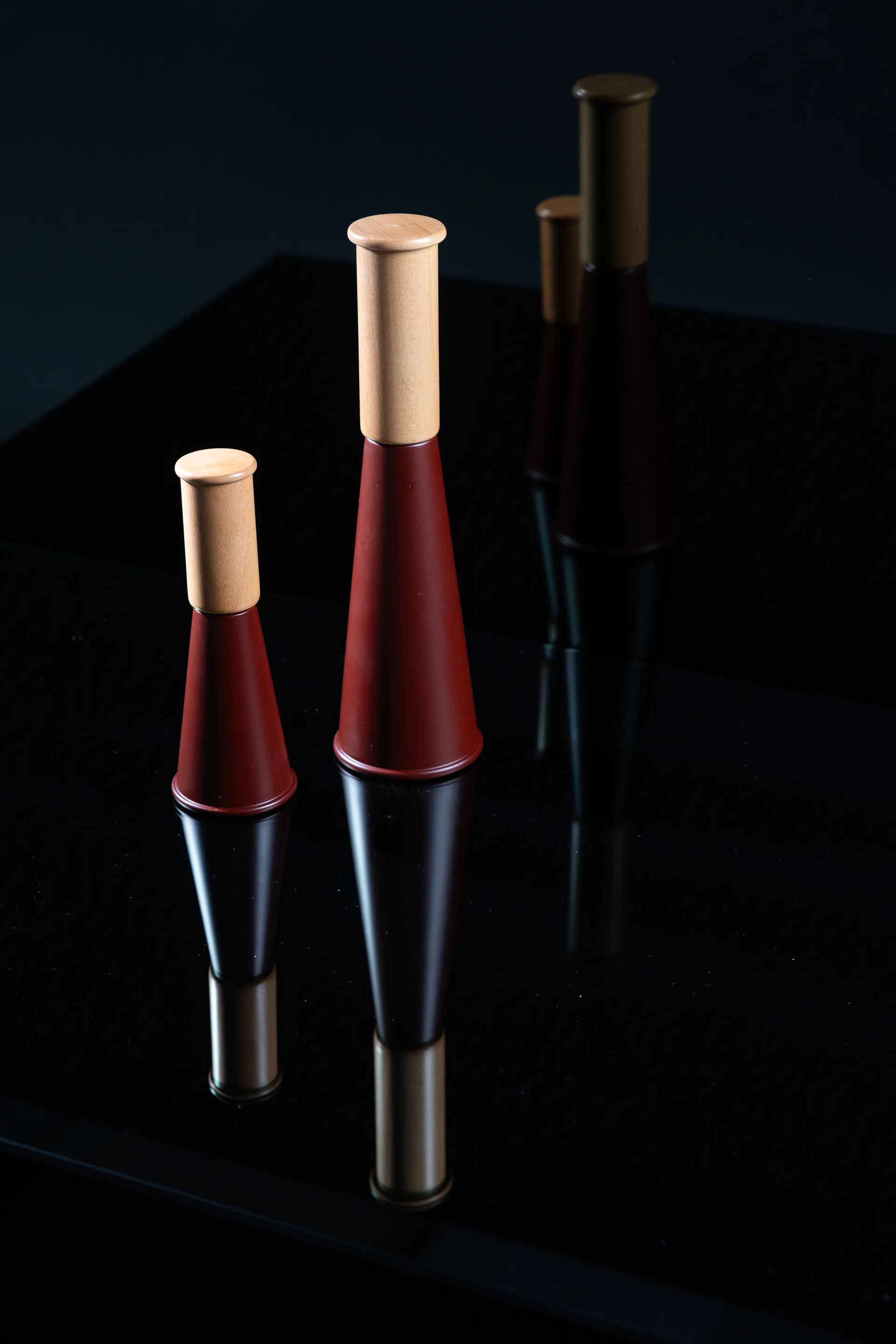 Gurken salt 和 pepper grinder 中 20.5 cm, 红色-褐色 Sagaform