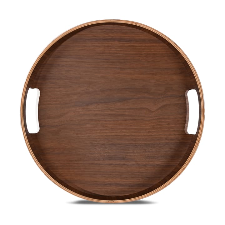 Hanna round 托盘 Ø35 cm - 深褐色 - Sagaform