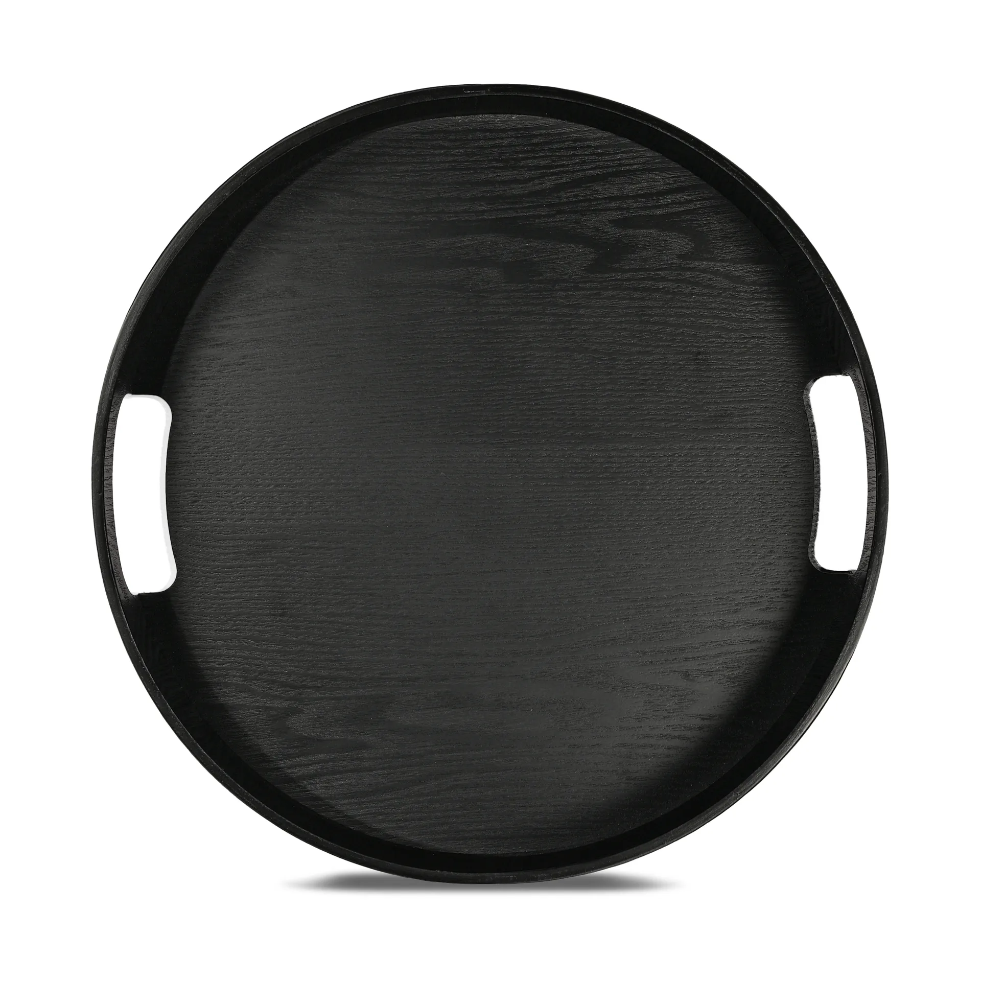 Hanna round 托盘 Ø35 cm, 黑色 Sagaform