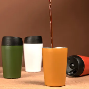 Loke 车载马克杯 240ml - 黄色 - Sagaform
