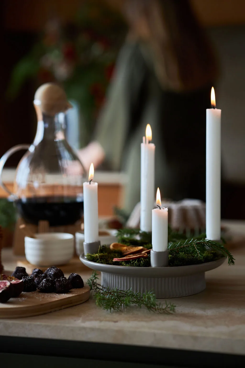 Maria candle sticks, 米色 Sagaform