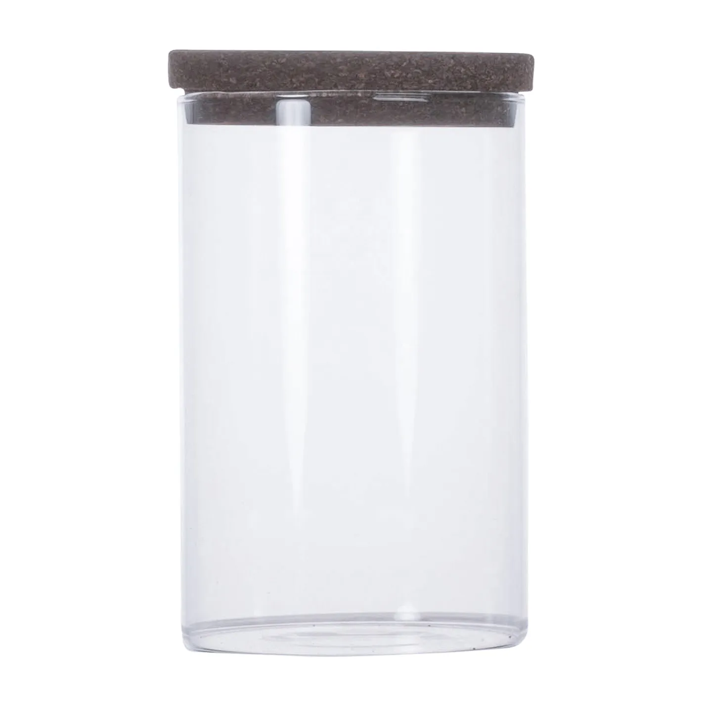 Nature storage jar with cork lid, Clear-dark 棕色 Sagaform