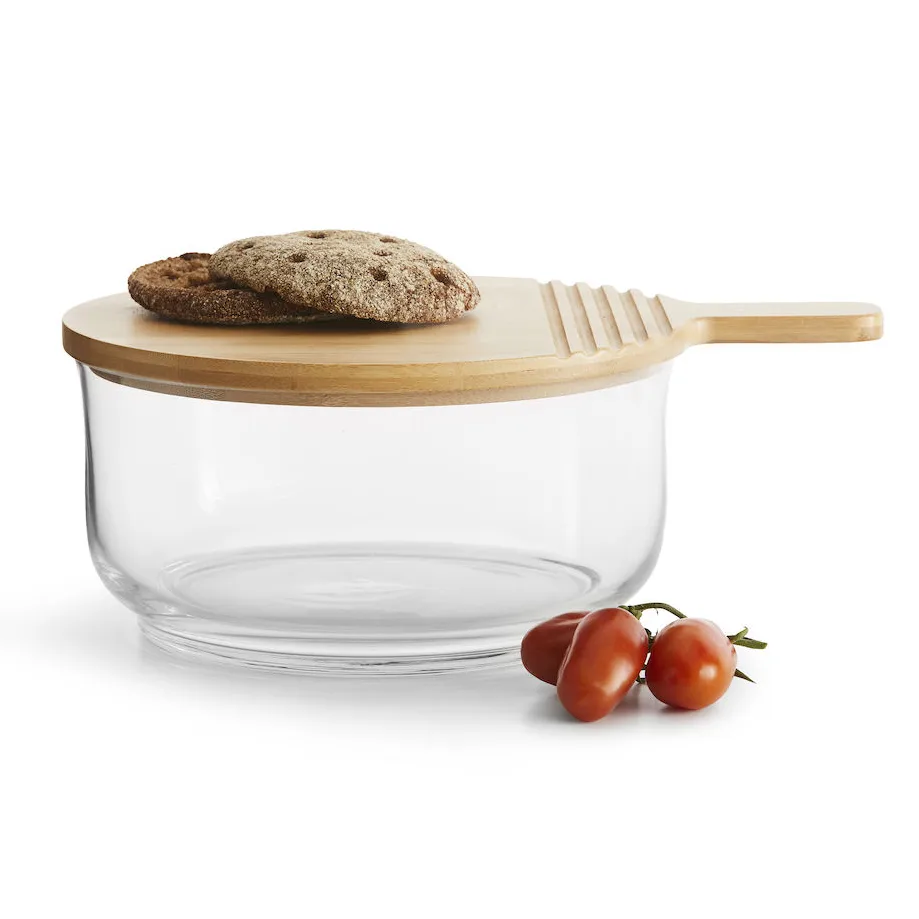 Nature 沙拉碗 with bamboo lid, Ø21 cm Sagaform