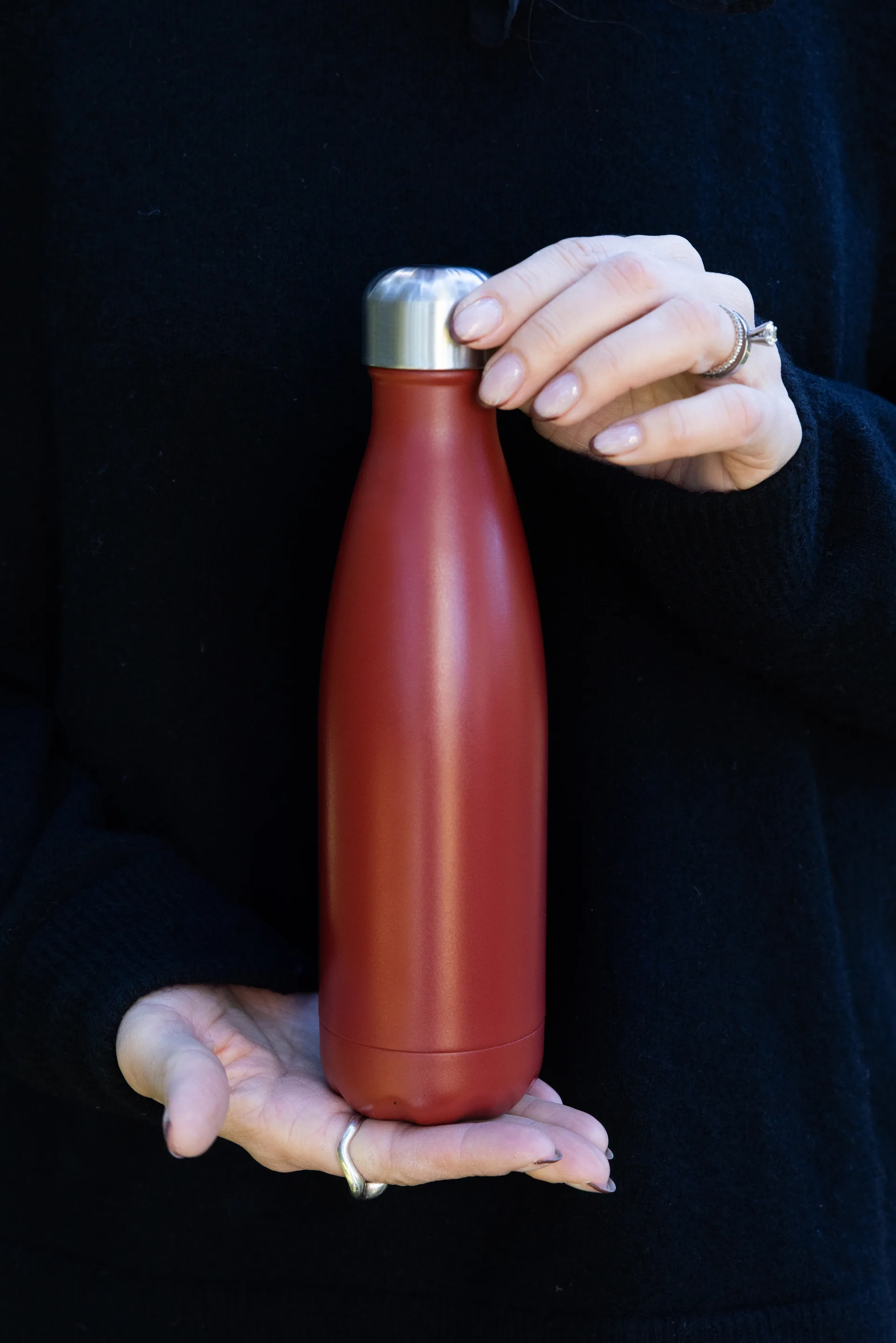 Nils steel bottle 50 cl, 红色 Pantone Sagaform