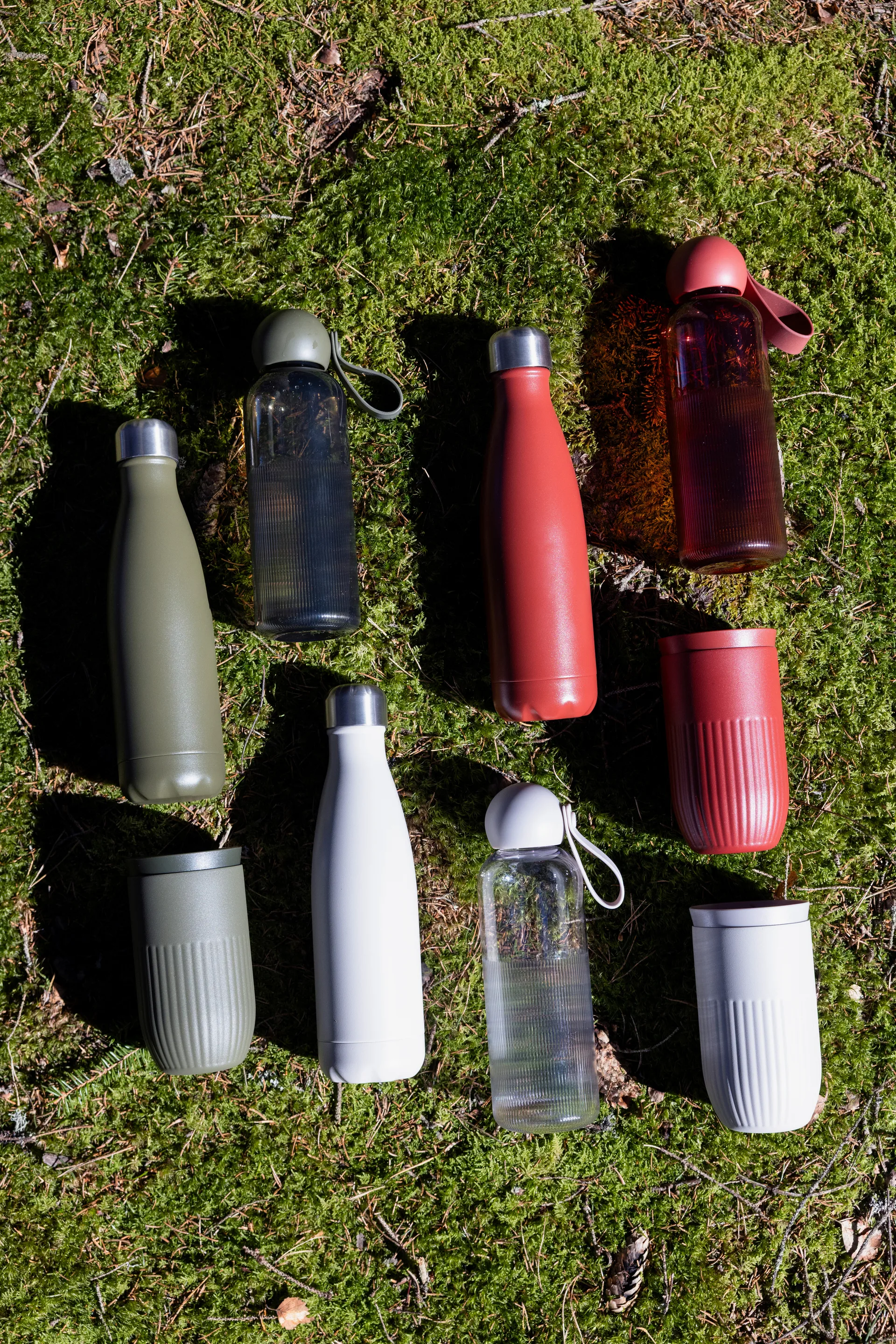 Nils steel bottle 50 cl, 红色 Pantone Sagaform