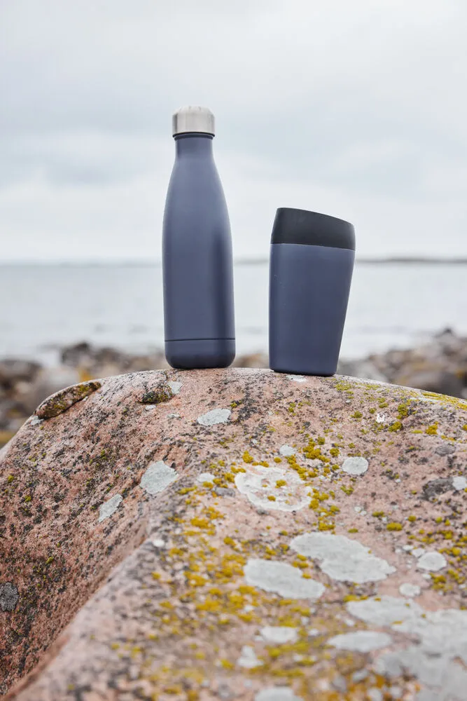 Nils steel bottle 50 cl, 灰色 Sagaform