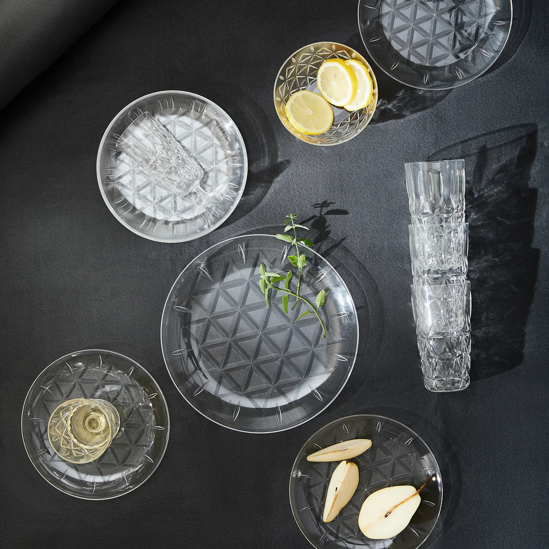 Picknick drinking glass 四件套装, 40 cl Sagaform