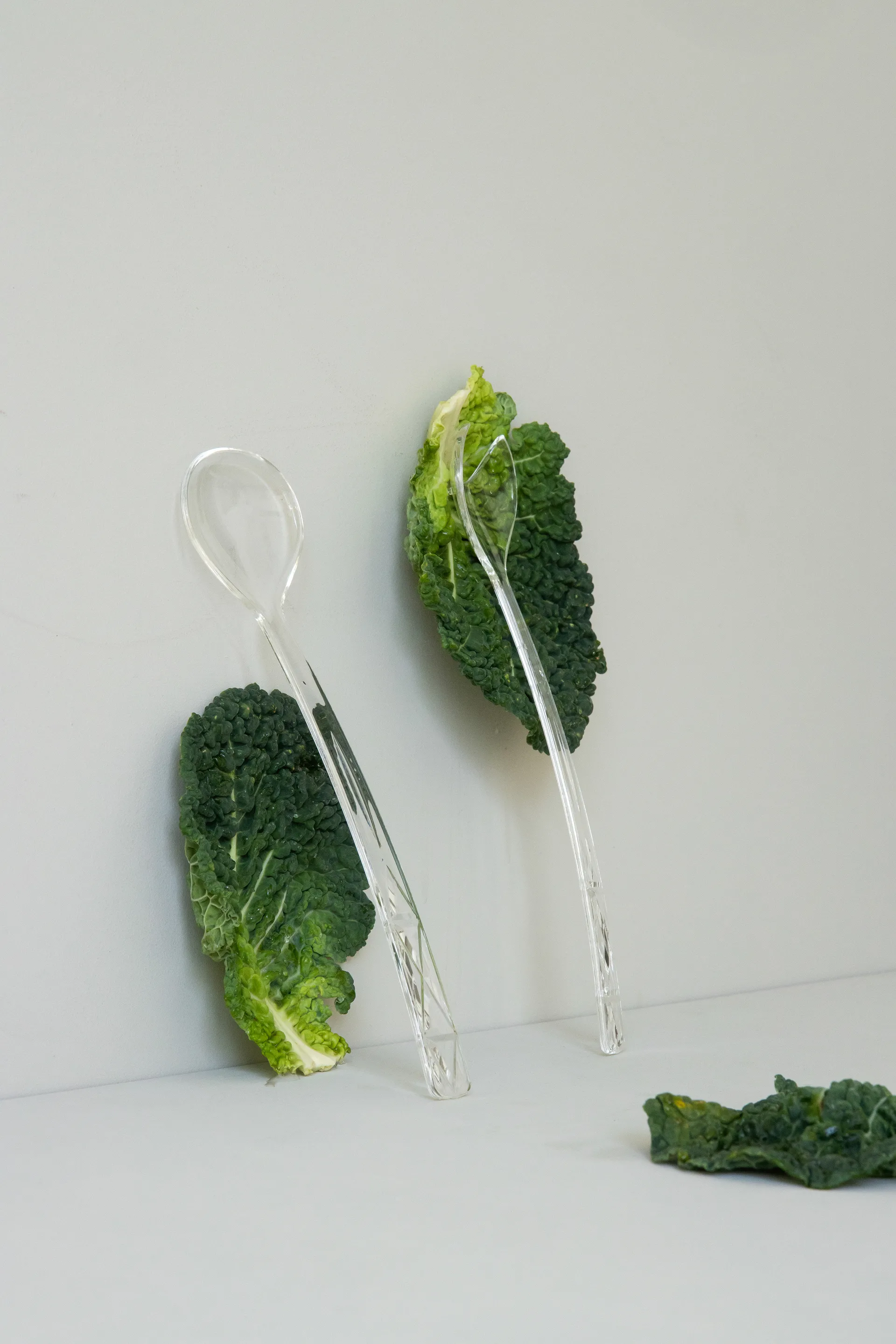 Picknick salad 餐具 cutlery 2 pieces, Clear Sagaform