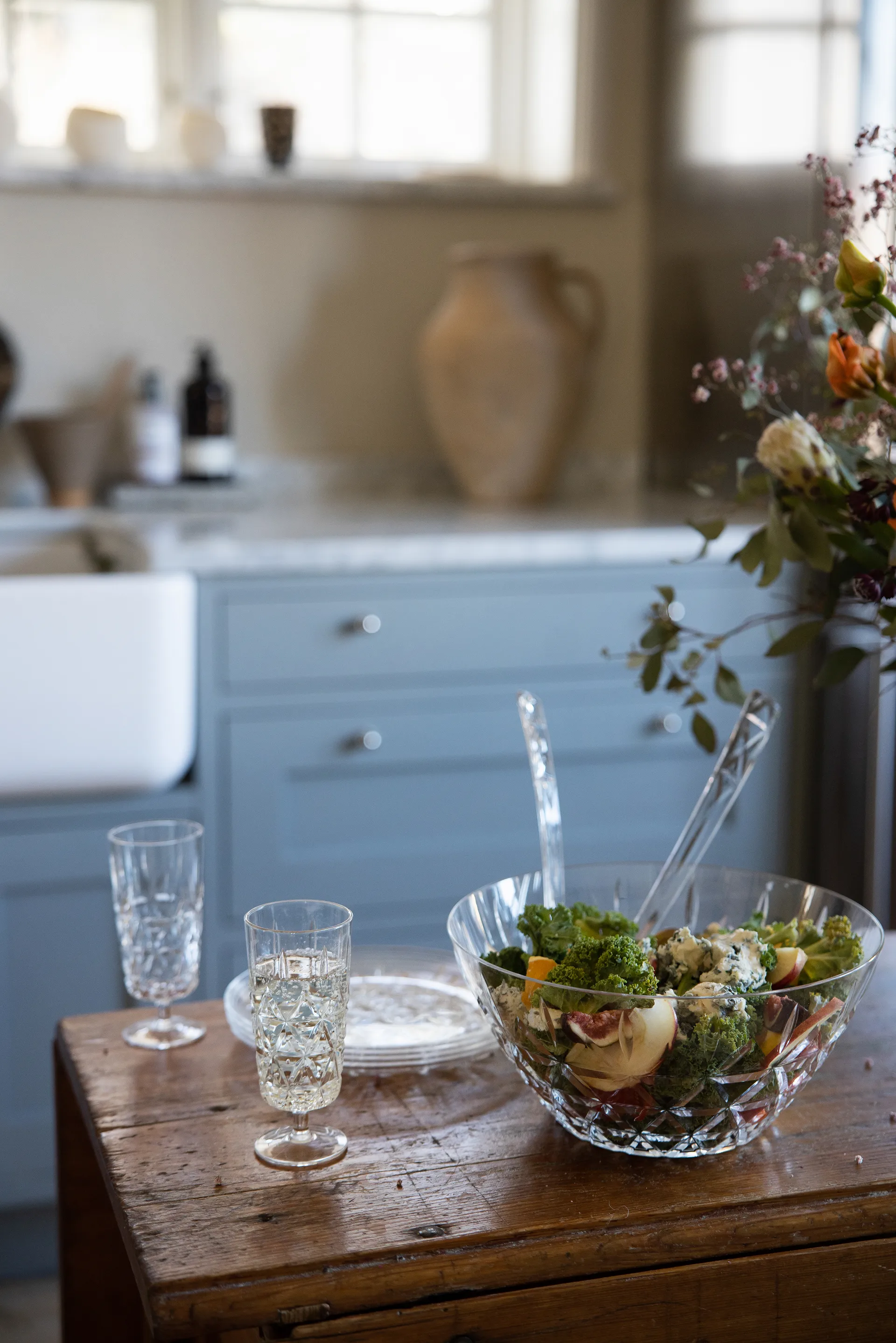 Picknick salad 餐具 cutlery 2 pieces, Clear Sagaform