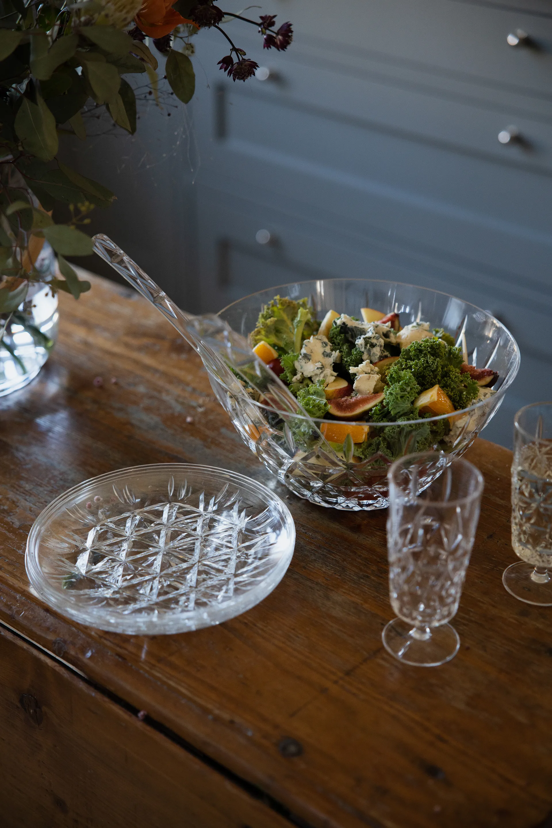 Picknick salad 餐具 cutlery 2 pieces, Clear Sagaform