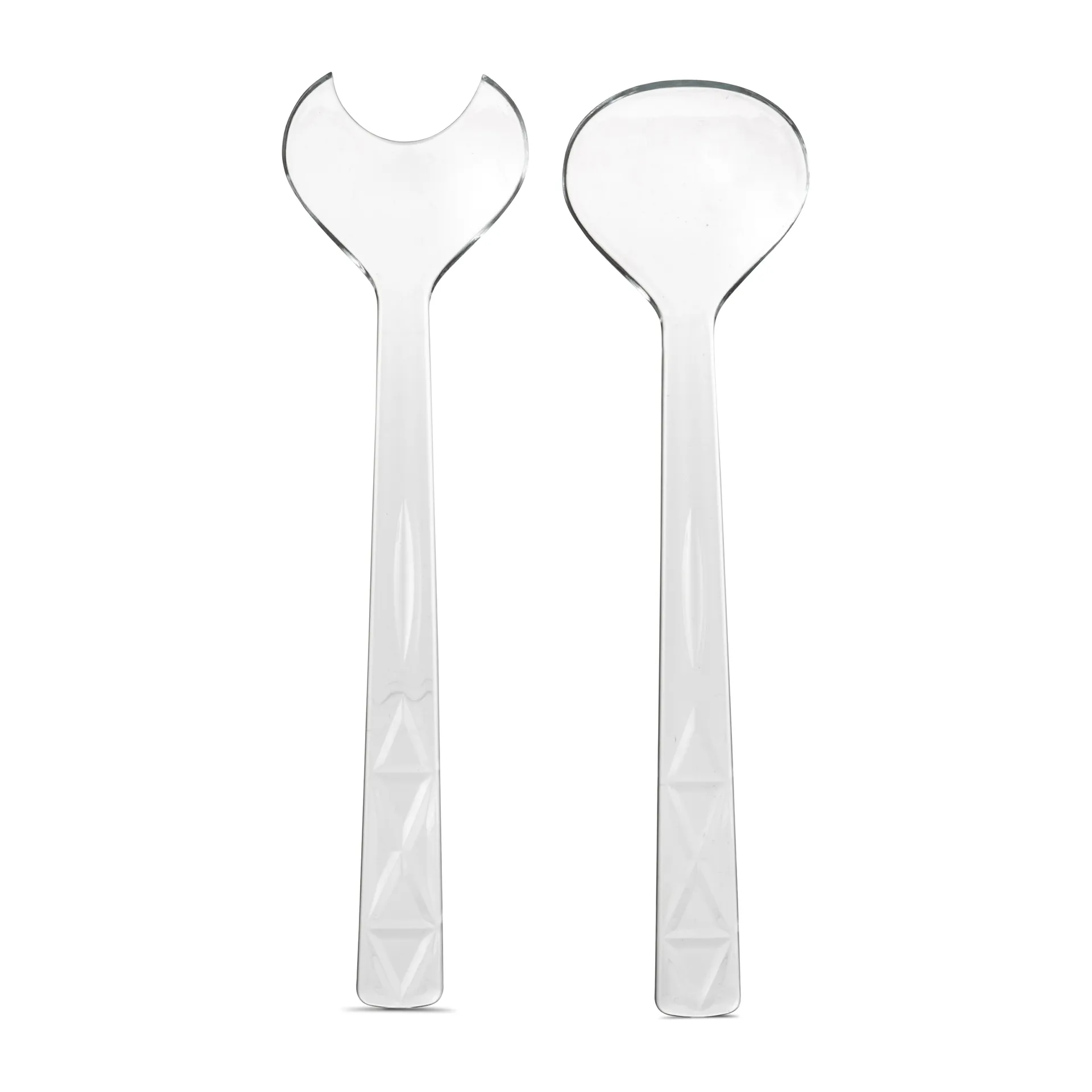 Picknick salad 餐具 cutlery 2 pieces, Clear Sagaform