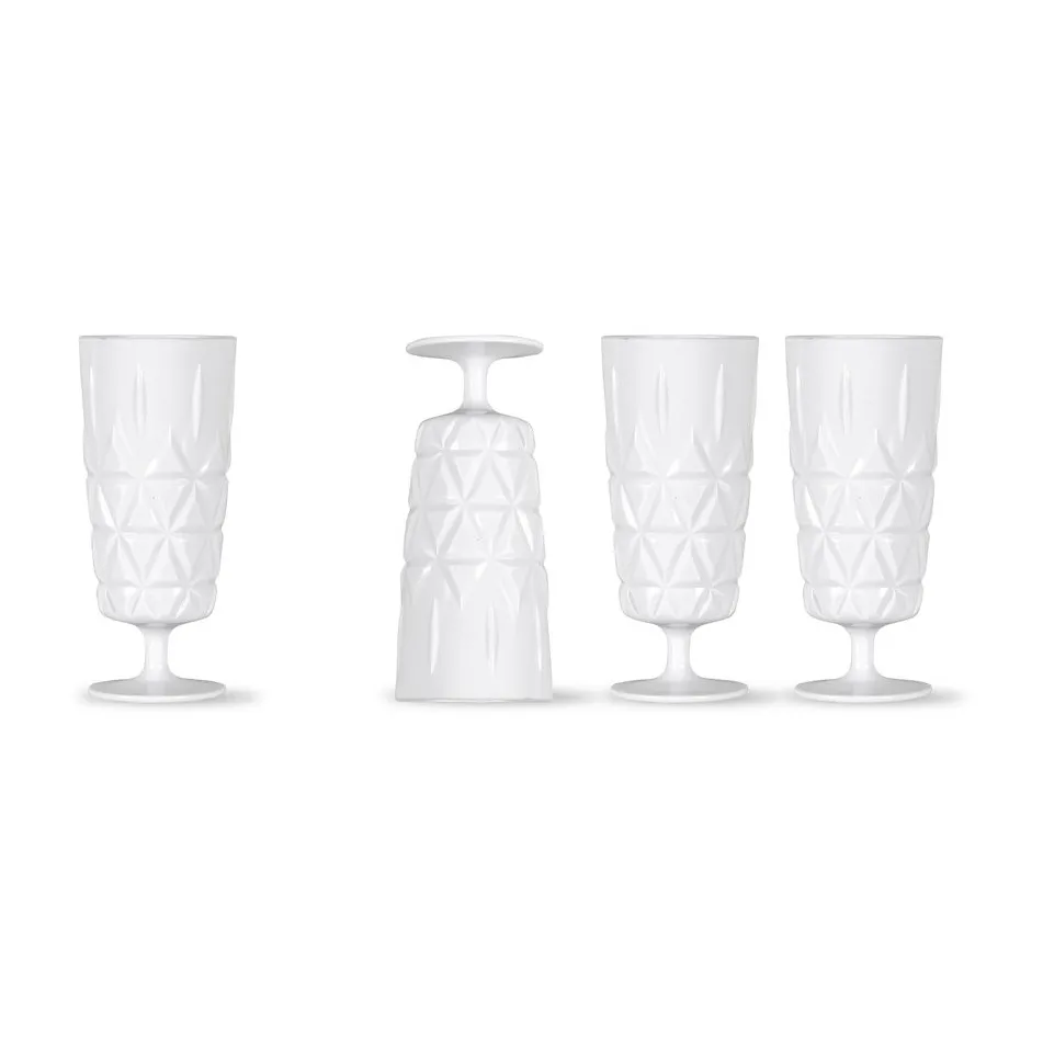 Picnic 香槟杯4件装, 白色 Sagaform