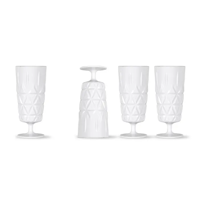 Picnic 香槟杯4件装 - 白色 - Sagaform