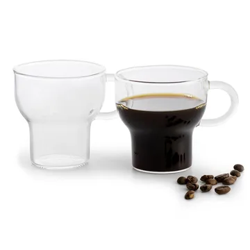 Sagaform 玻璃马克杯 150ml 2个装 - 透明 - Sagaform