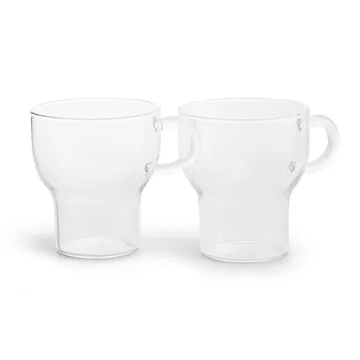 Sagaform 玻璃马克杯 250ml 2个装 - 透明 - Sagaform
