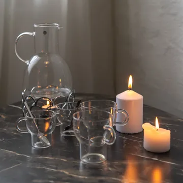 Sagaform 玻璃马克杯 250ml 2个装 - 透明 - Sagaform