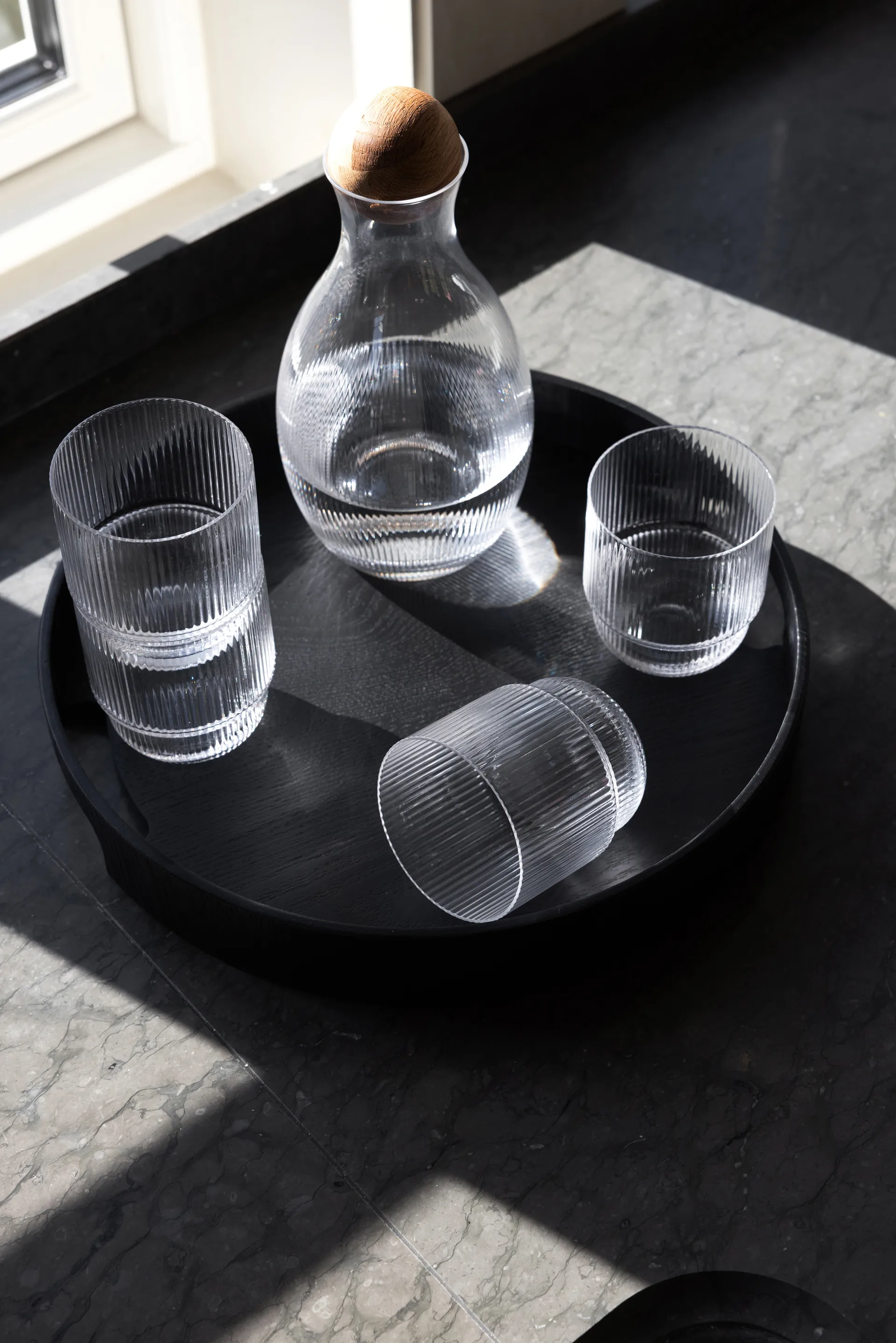 Sagaform Blanka 水瓶/玻璃水瓶 1.4 L, 透明 Sagaform