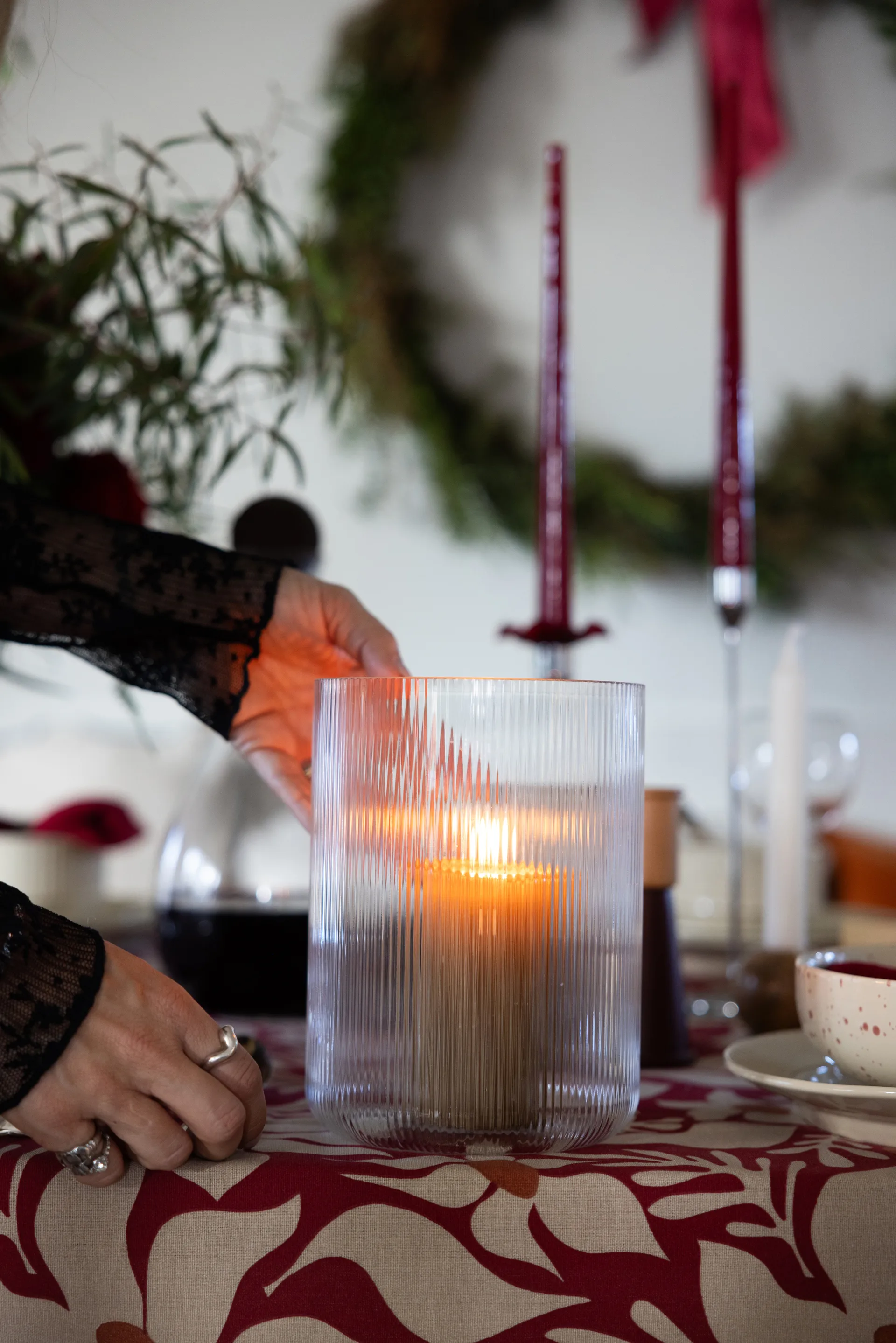 Sagaform Blanka 花瓶/香槟红酒冰桶/冷酒器 Ø15x20 cm, 透明 Sagaform