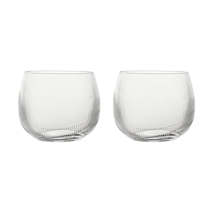 Sagaform Blanka水杯 280ml 2件装 - 透明 - Sagaform