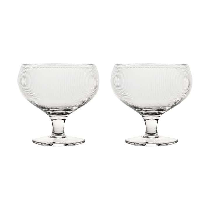 Sagaform Blanka champagne coupe 30 cl 两件套装 - 透明 - Sagaform
