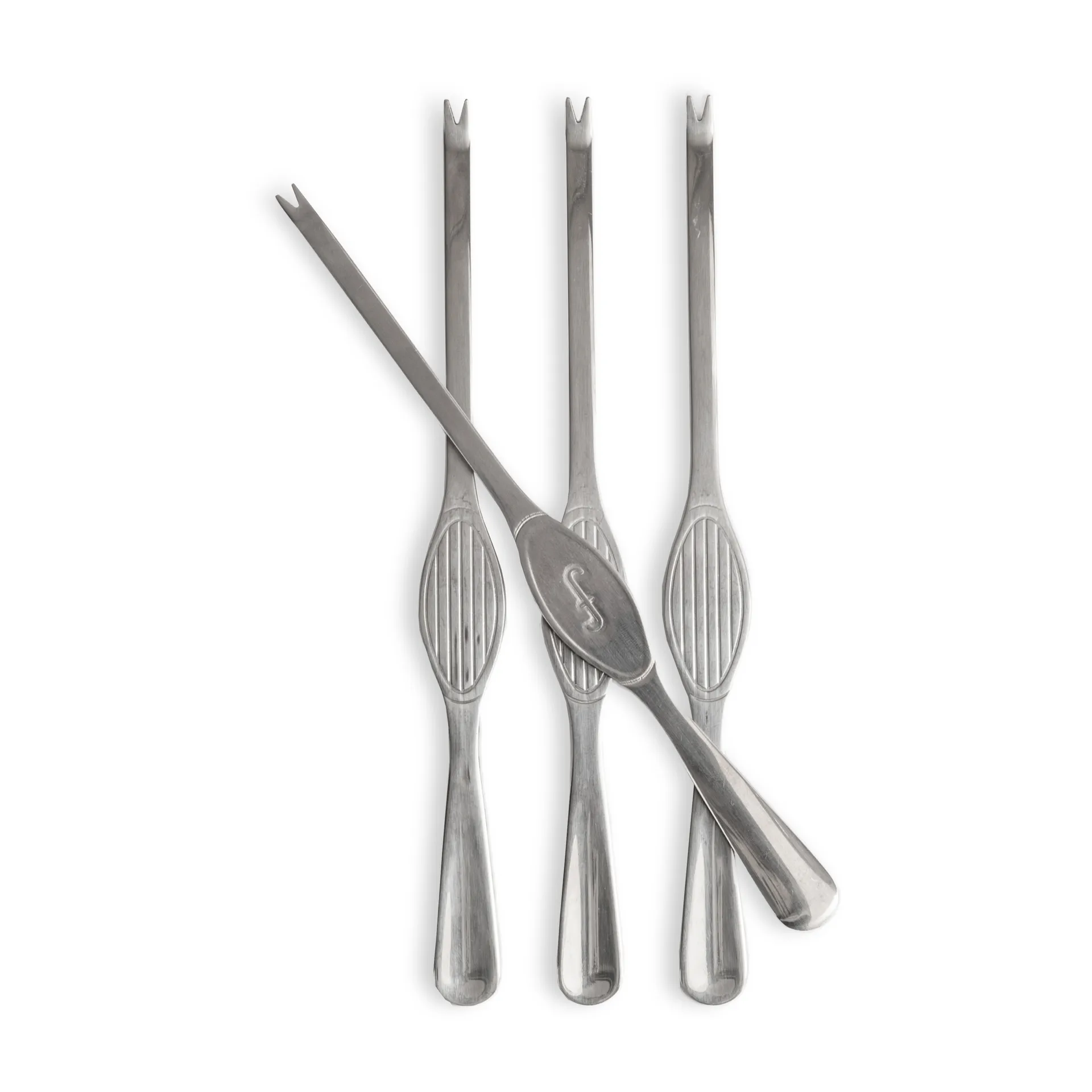 Sivan sea food 餐具 cutlery 四件套装, 银色 Sagaform
