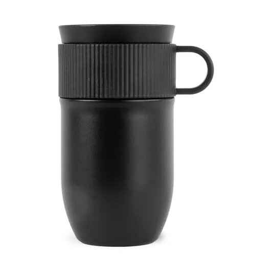 Ted 车载保温马克杯28cm - 黑色 - Sagaform