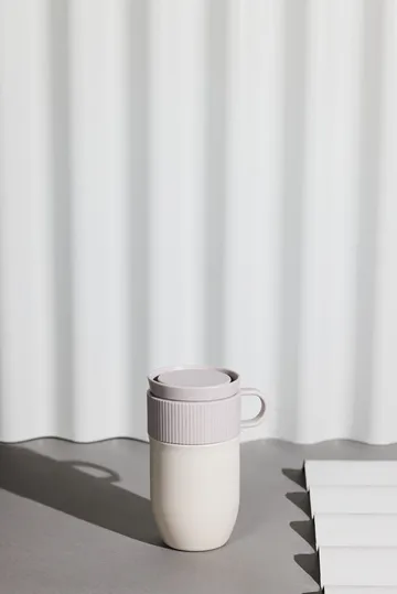 Ted 车载保温马克杯28cm - 米色 - Sagaform