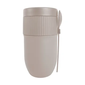 Ted 保温酸奶杯（附勺） - 米色 Pantone Warm gray 3C，320ml - Sagaform