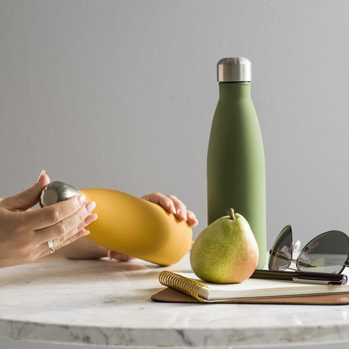 To Go steel bottle 0.5 liter, 黄色 Sagaform