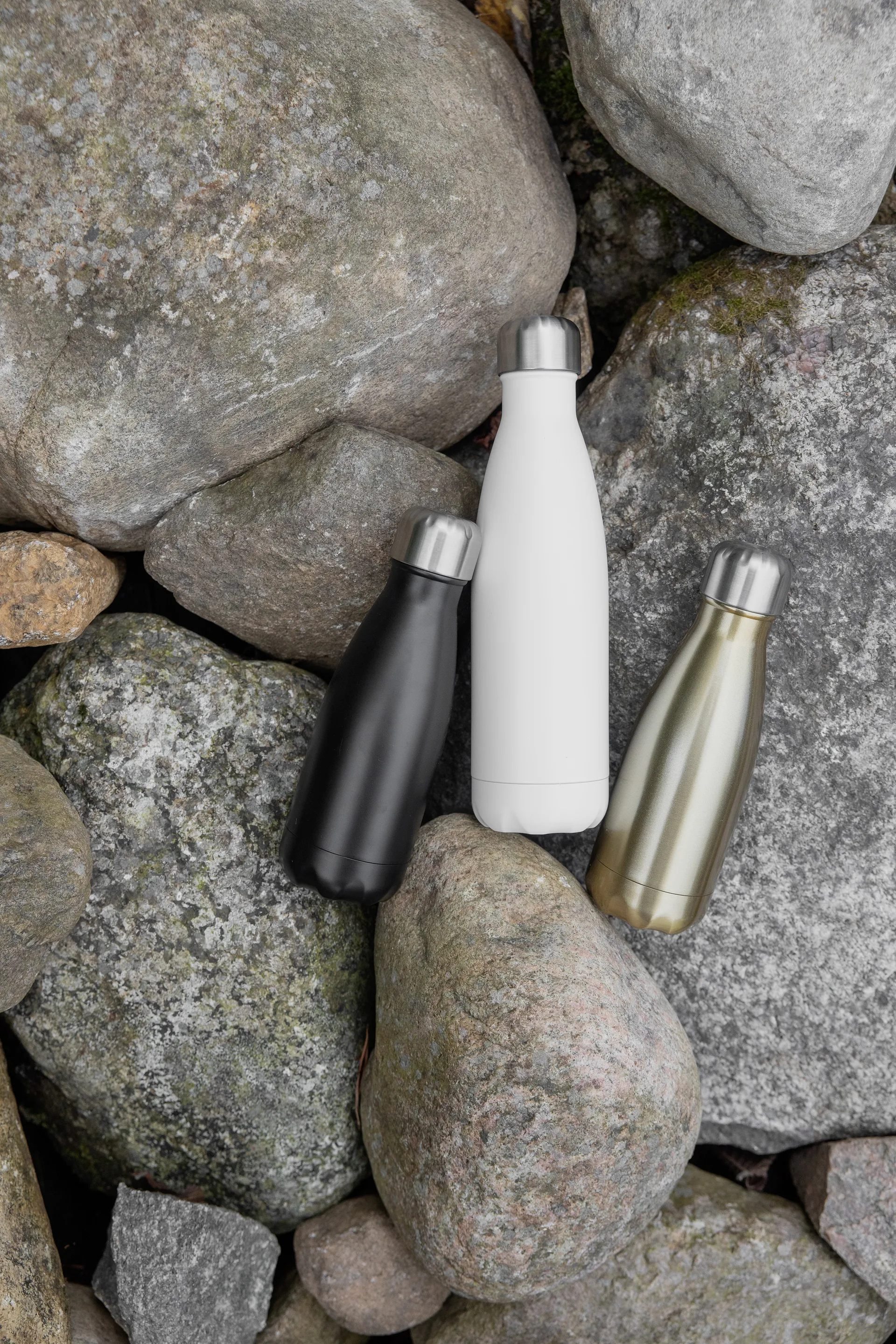 To Go steel bottle 26 cl, 黑色 Sagaform