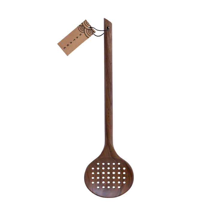 Satake 漏勺33.5cm - 胡桃木 - Satake
