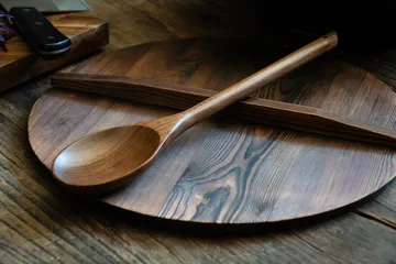 Satake 餐勺 33.5cm - 核桃色 - Satake