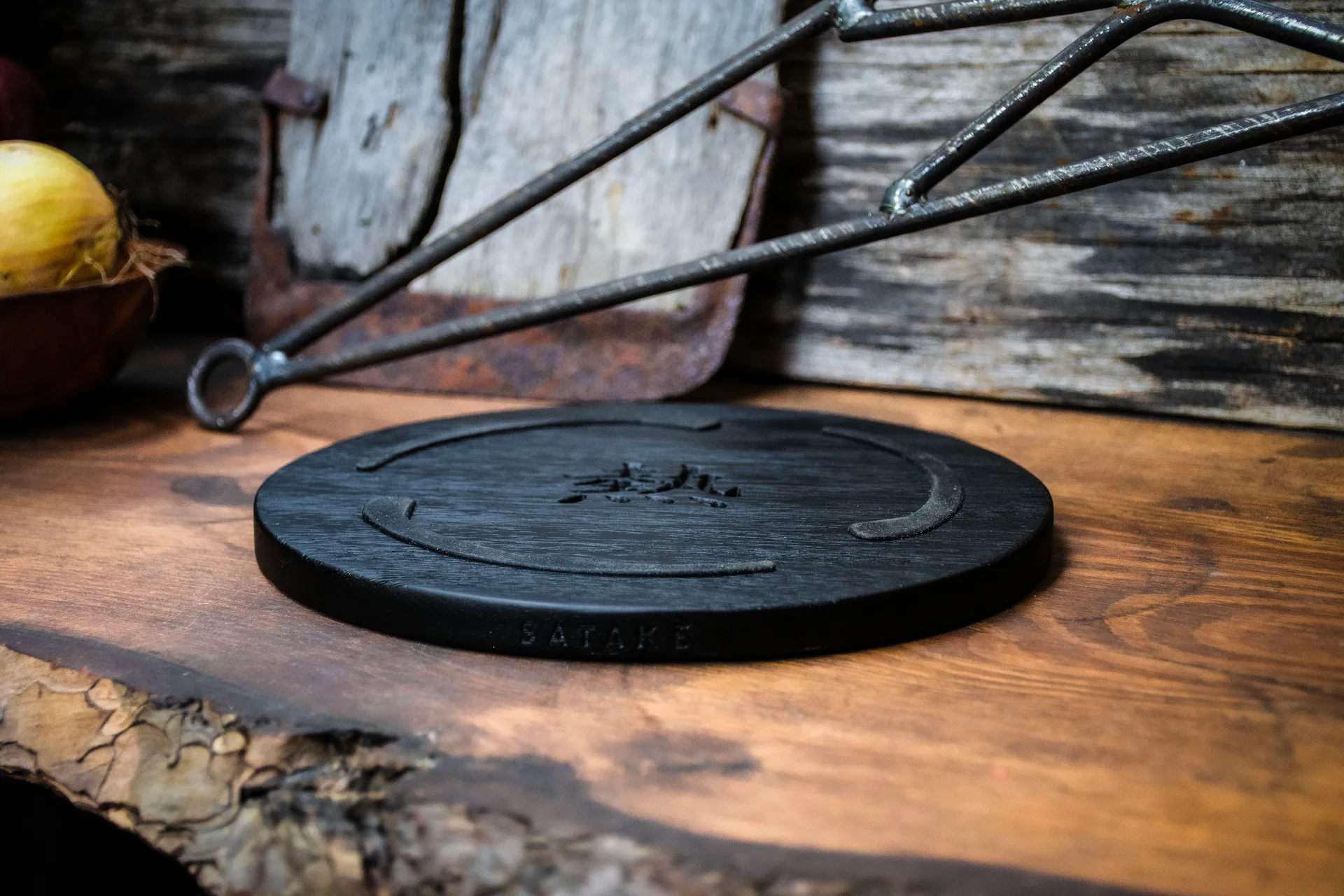 Satake magnetic trivet, 黑色-silicone Satake