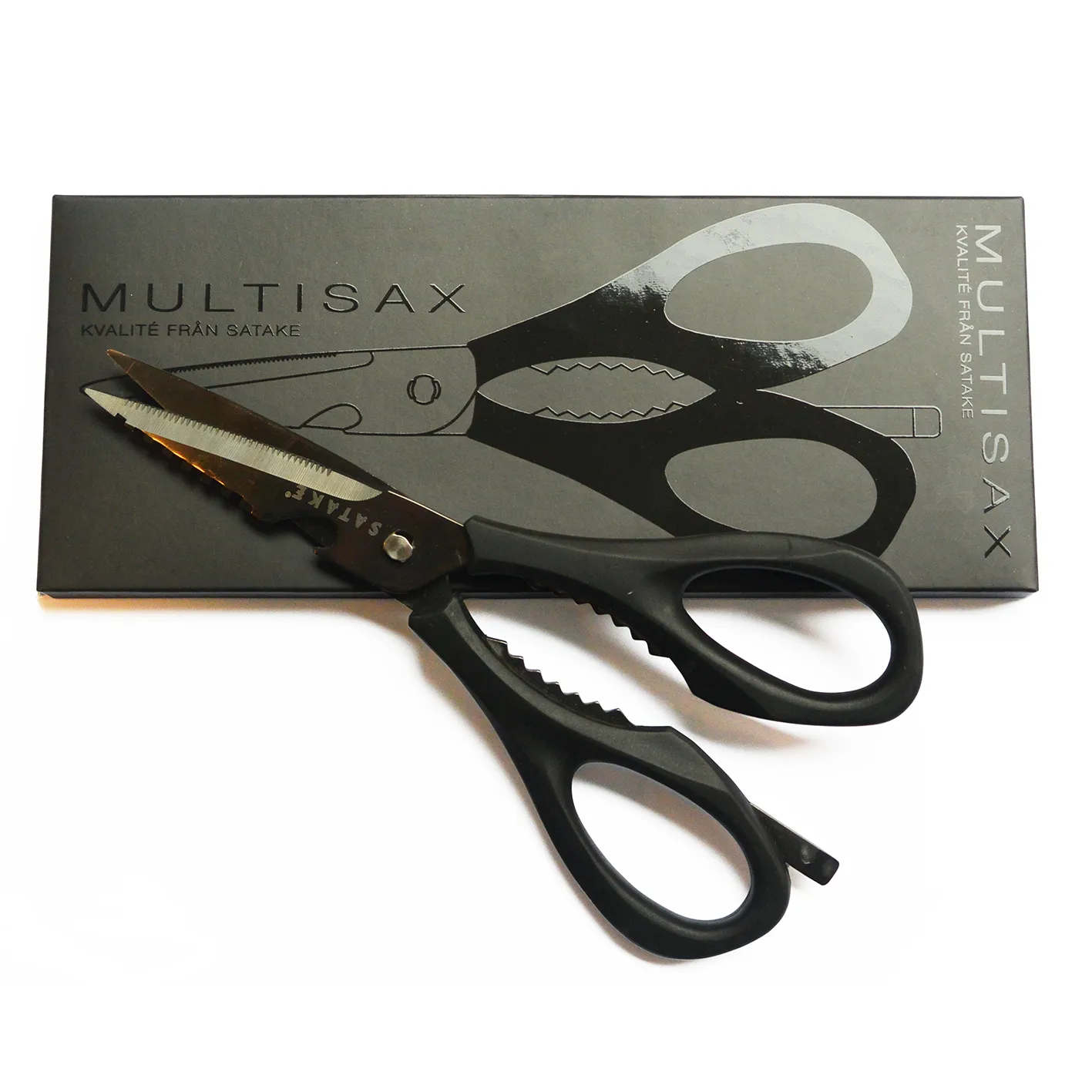 Satake multi-scissors with 5 functions, 黑色 Satake
