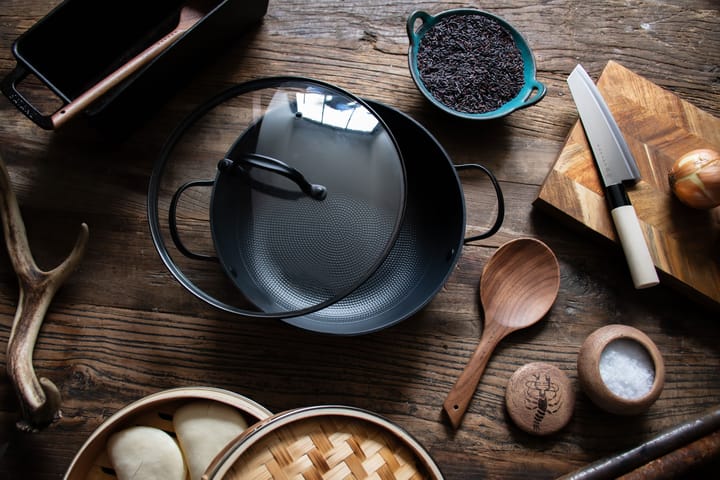 Satake saucepan in lightweight cast iron with 玻璃 lid, 26 cm Satake