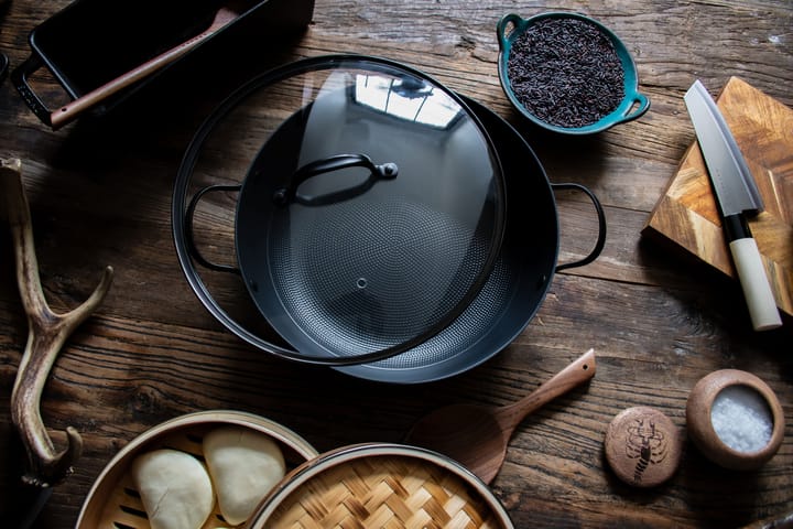 Satake Sauté Pan Lightweight Cast Iron 陶瓷制品, 30 cm Satake