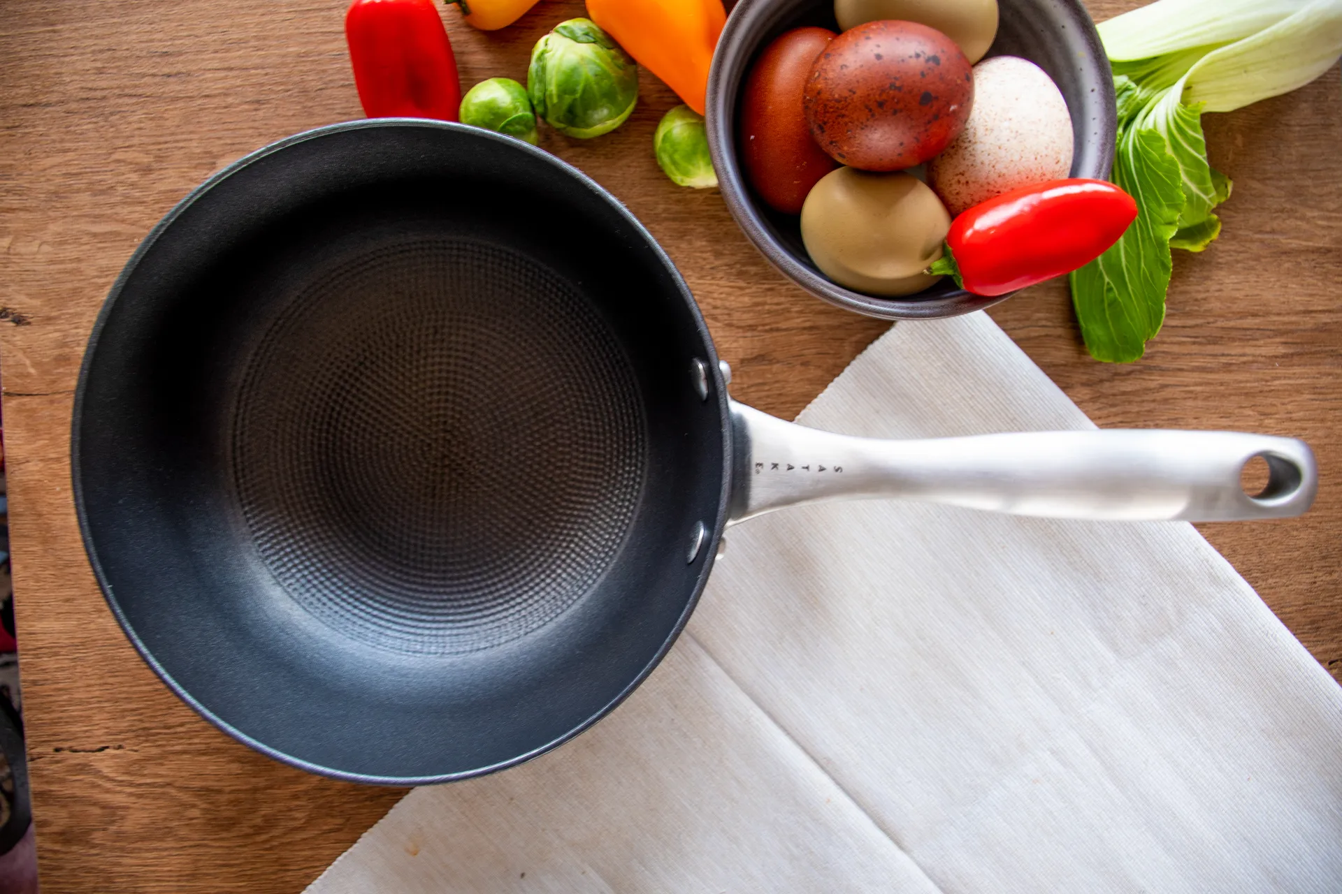 Satake sauté saucepan with glass lid 2-pieces, 2L Satake