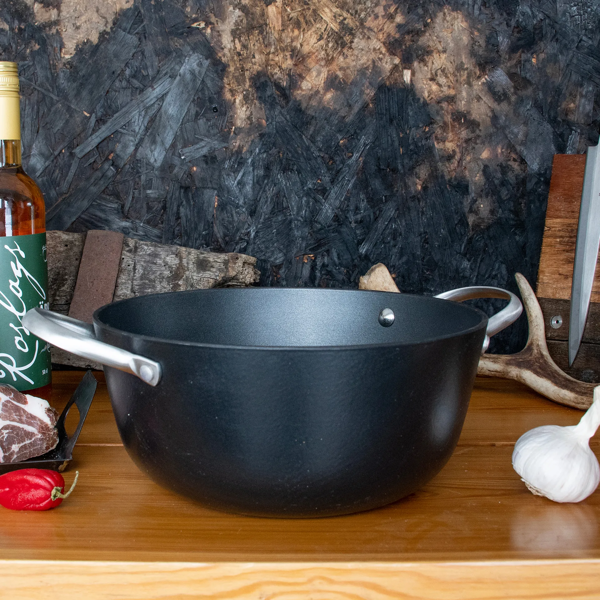 Satake sauté saucepan with glass lid 2-pieces, 4L Satake
