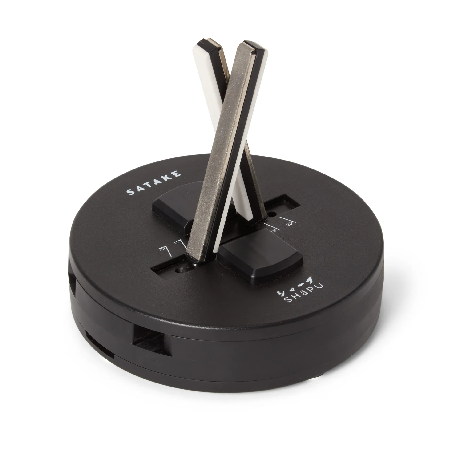 Satake Shapu 刀 磨刀器 14.2 cm, 银色 Satake