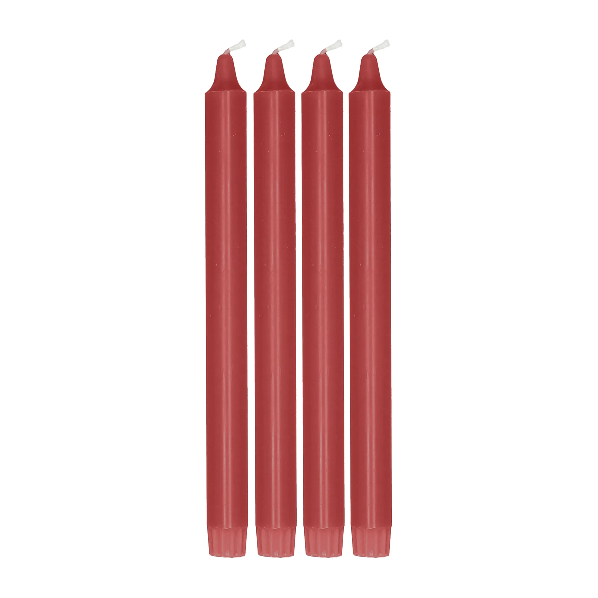 Ambiance 锥形蜡烛 4 pack 27 cm, Dark 红色 Scandi Essentials