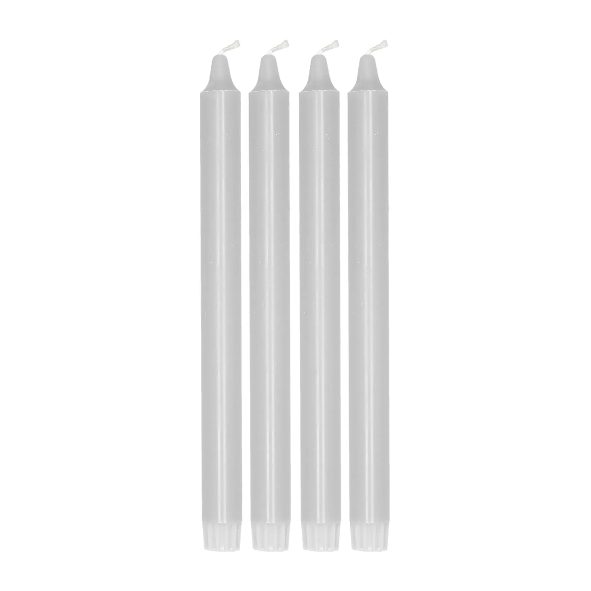 Ambiance 锥形蜡烛4件装27cm, 冰灰色 Scandi Essentials
