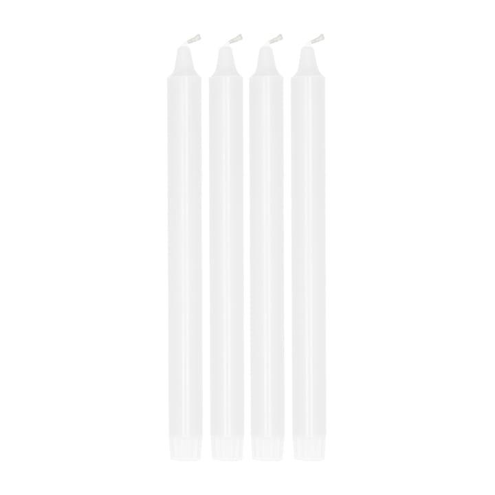 Ambiance tapered candle 4 pack 27 cm - 白色 - Scandi Essentials