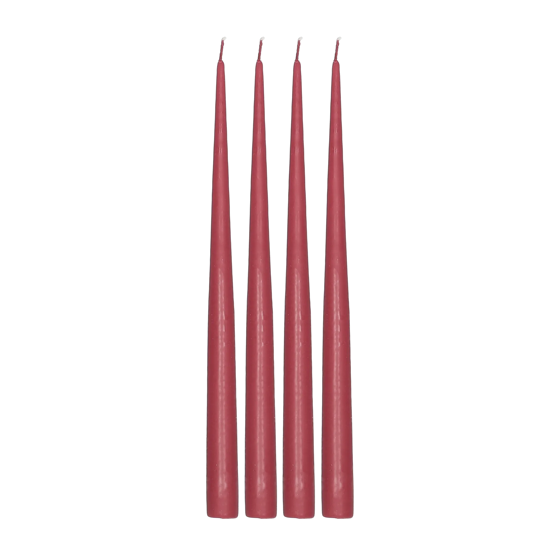 Atmosphere 长蜡烛 4 pack 32 cm, Dark 红色 Scandi Essentials