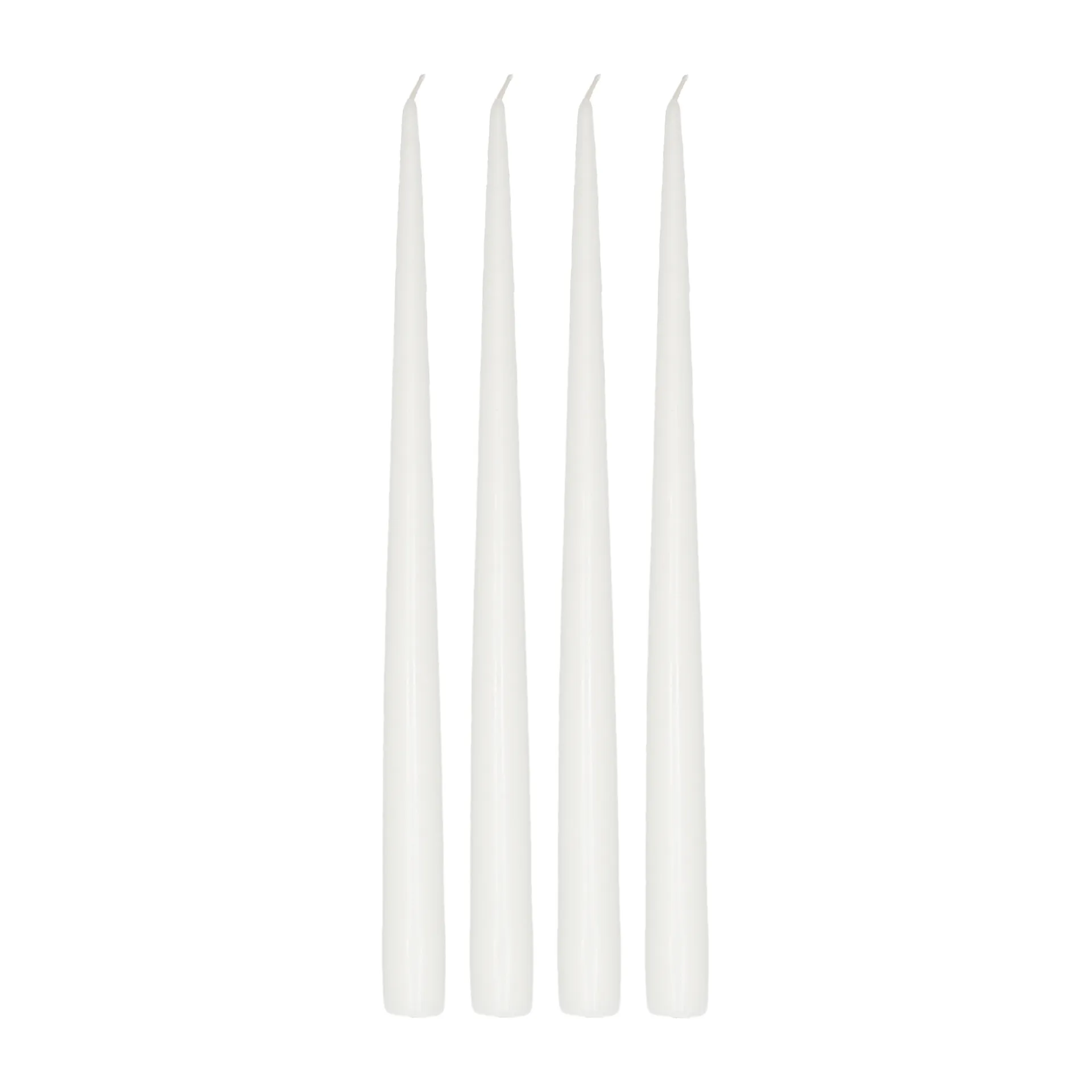Atmosphere 长蜡烛4件装32cm, 白色 Scandi Essentials