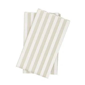 Bold Stripe粗条纹图案纸质餐巾纸 - 白米色_15件装_33x40cm - Scandi Essentials