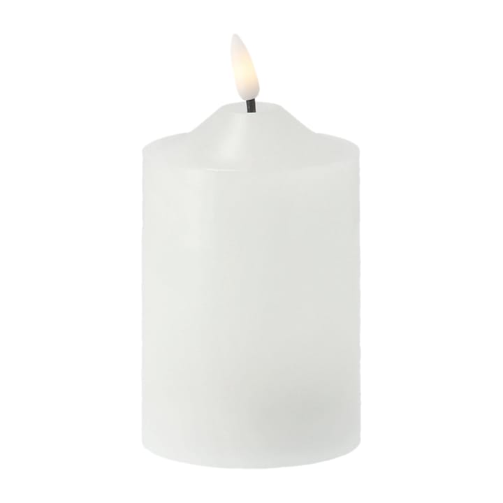 Bright block candle  LED 15 cm - 白色 - Scandi Essentials